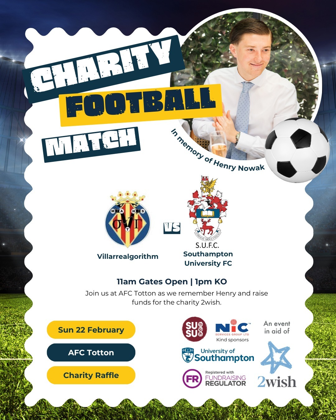 Henry Nowak Charity Football Match 
